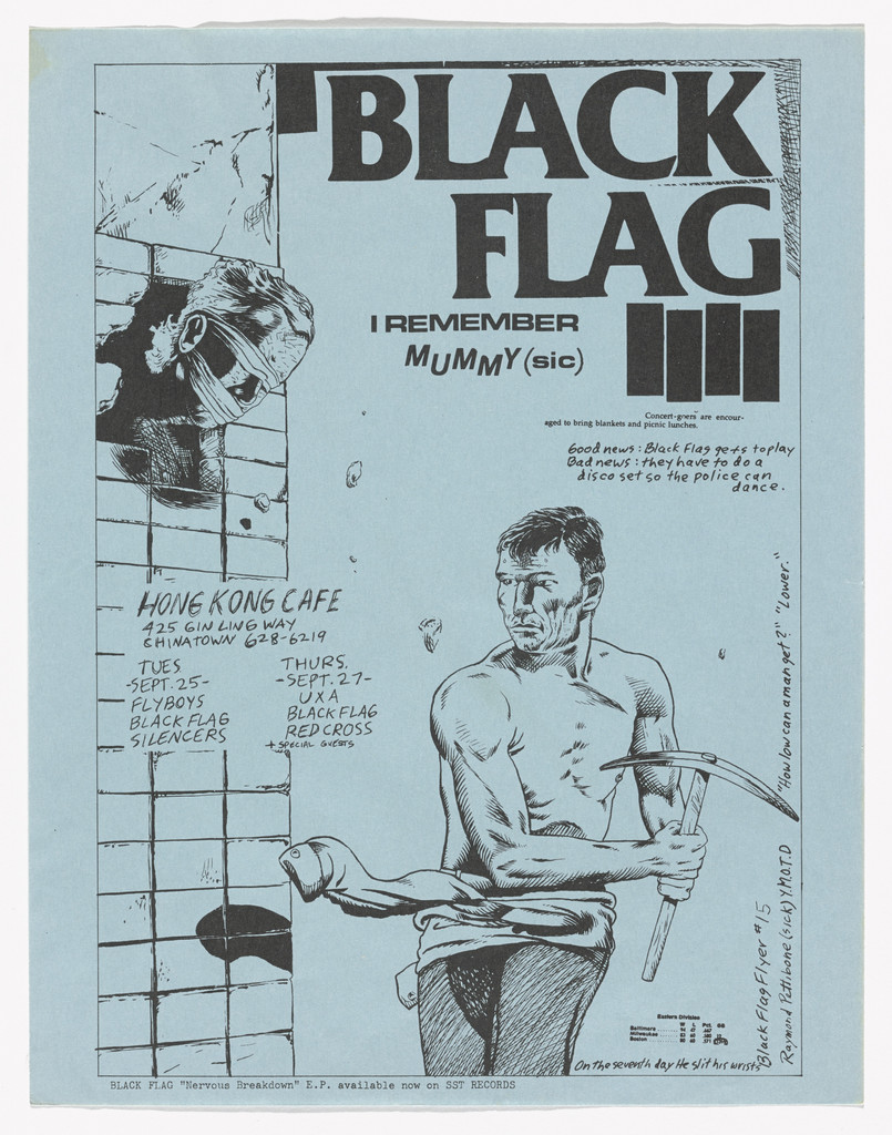 Black Flag at Hong Kong Cafe