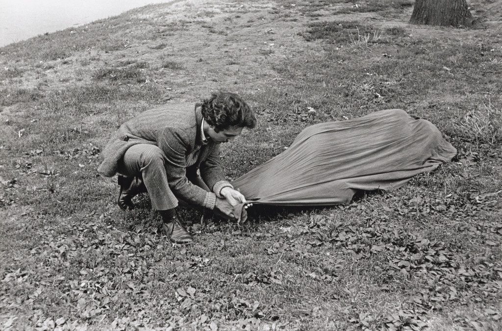 Cut Piece, performed during Fourth Avant Garde Festival, Central Park, New York, September 9, 1966