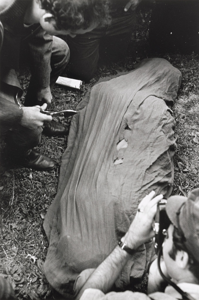 Cut Piece, performed during Fourth Avant Garde Festival, Central Park, New York, September 9, 1966