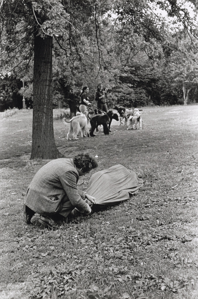 Cut Piece, performed during Fourth Avant Garde Festival, Central Park, New York, September 9, 1966