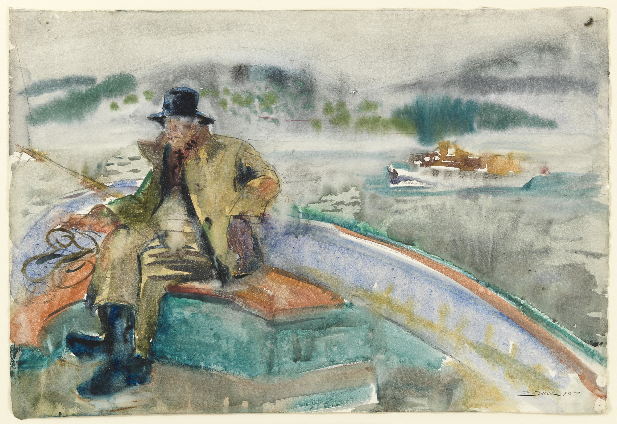 William Zorach. Fisherman. 1927