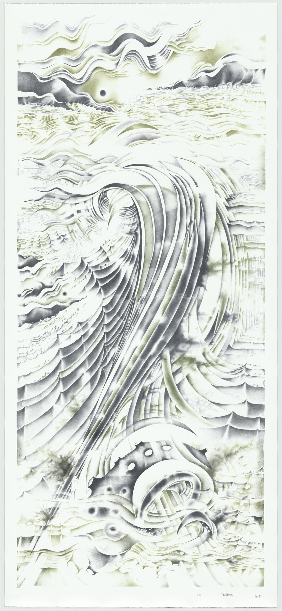 Lee Bontecou. An Untitled Print