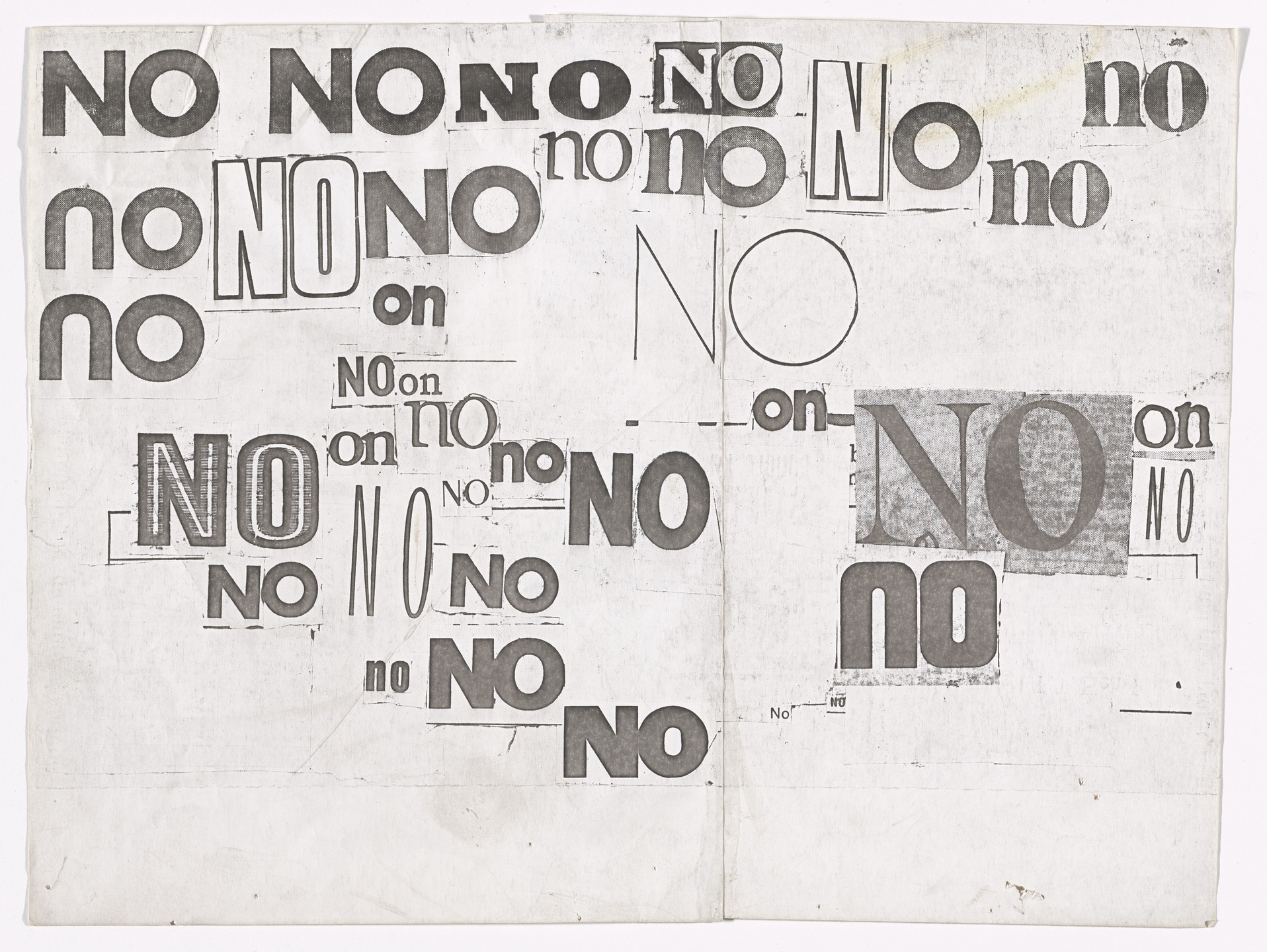 Louise Bourgeois. No (2). 1973
