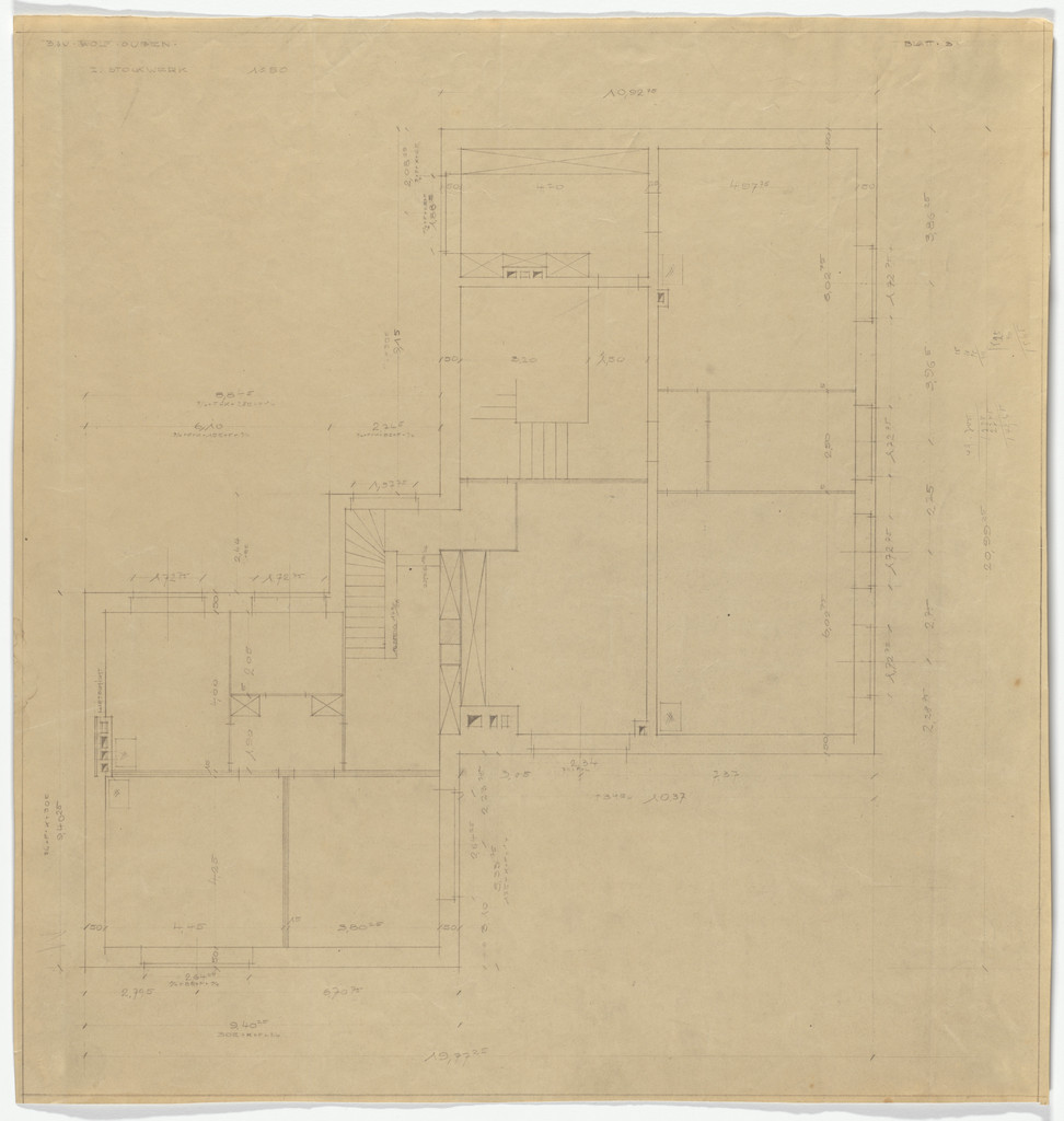Wolf House, Gubin, Poland (Second floor plan [final version])
