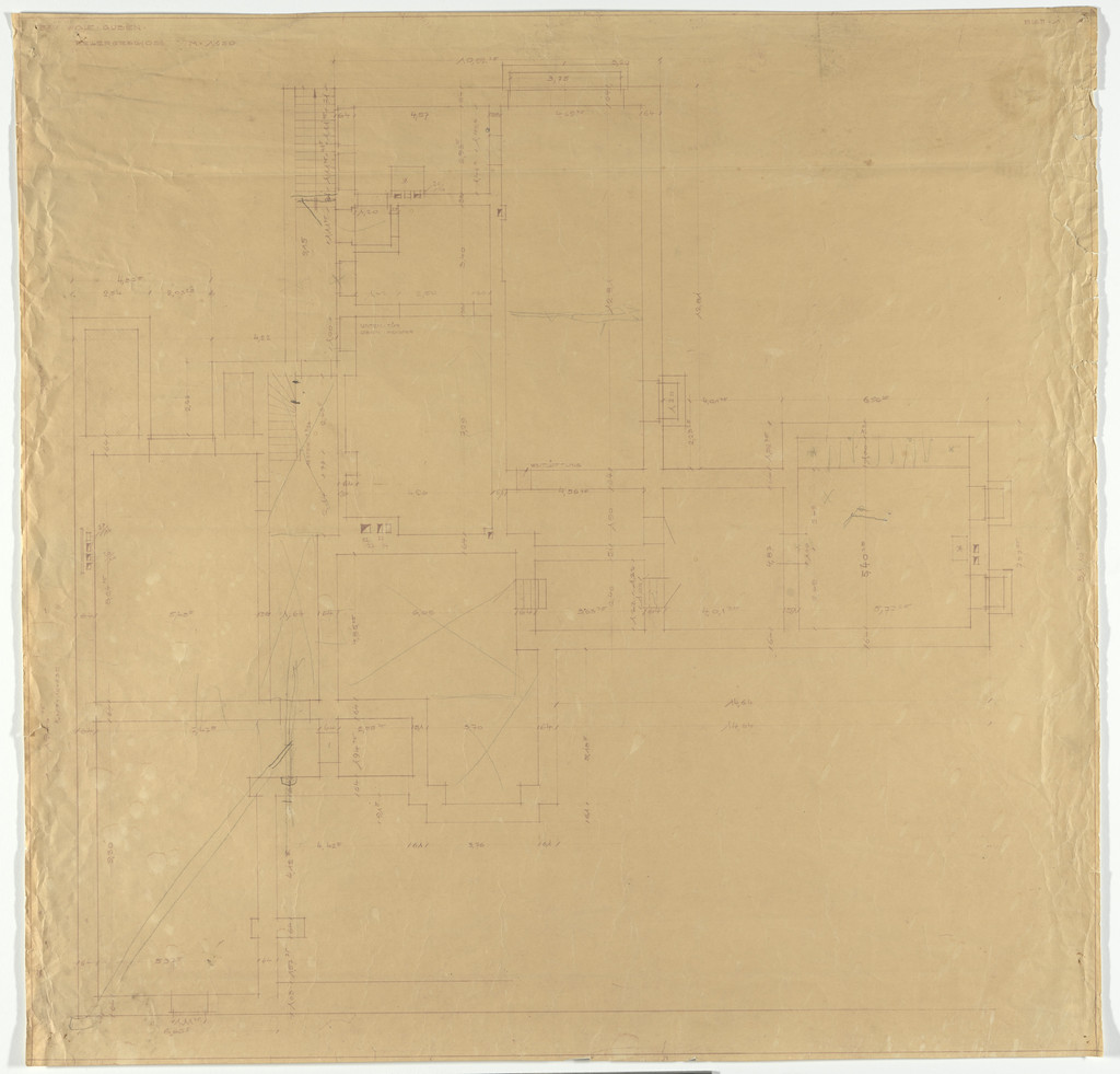 Wolf House, Gubin, Poland (Basement plan [final version])