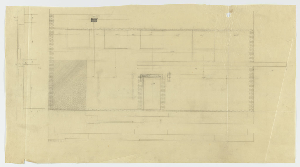 Wolf House, Gubin, Poland (Elevation and plans: ground and second floors)