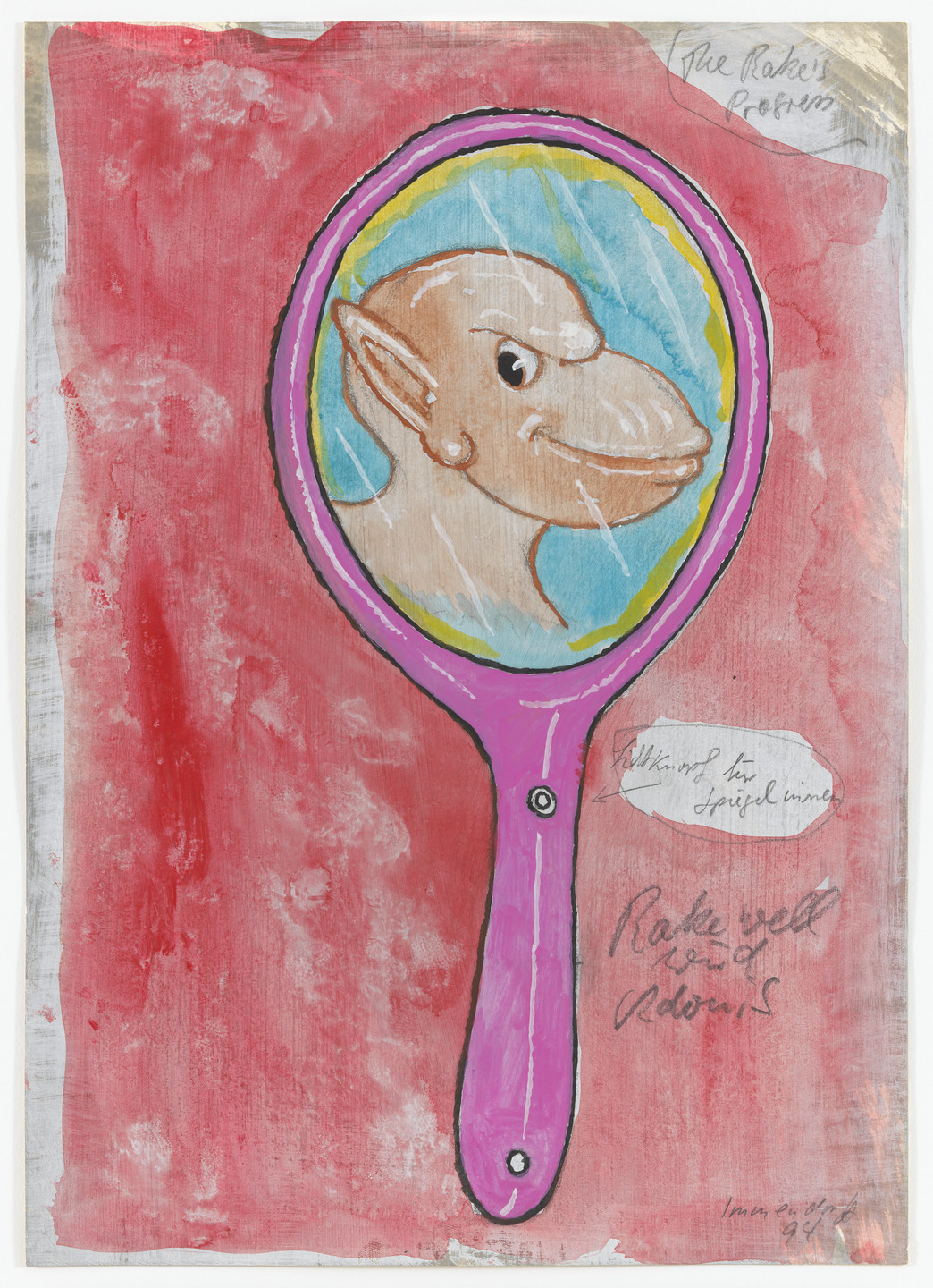 Jörg Immendorff. Untitled (The Rake&#39;s Progress). 1994