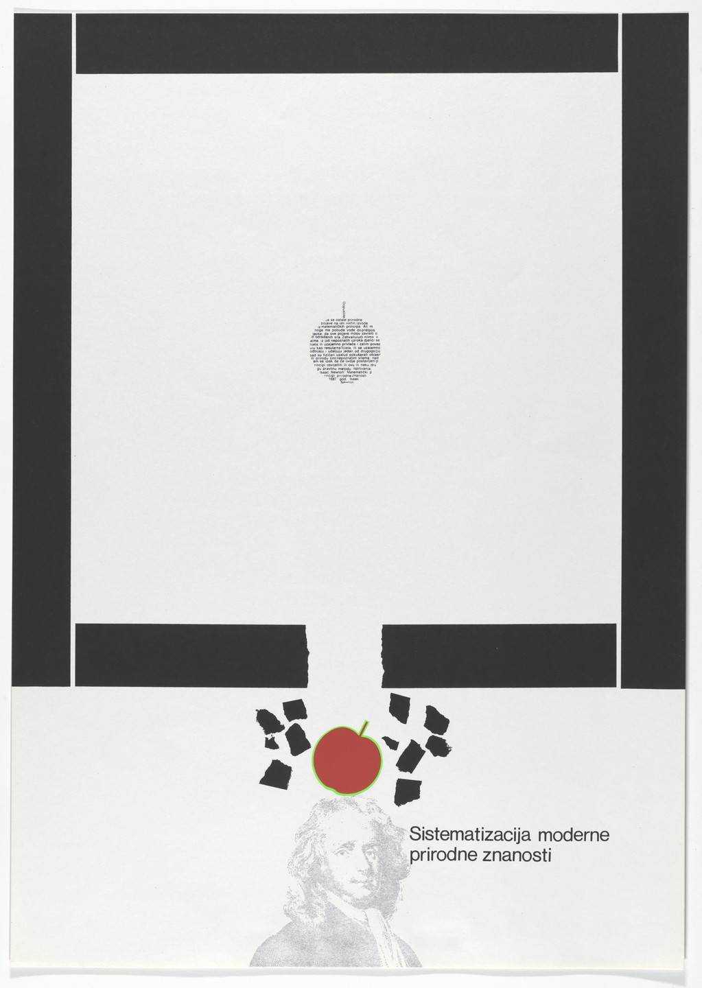 Boris Bućan. Isaac Newton (Poster from The Development of Scientific Thought series). 1972