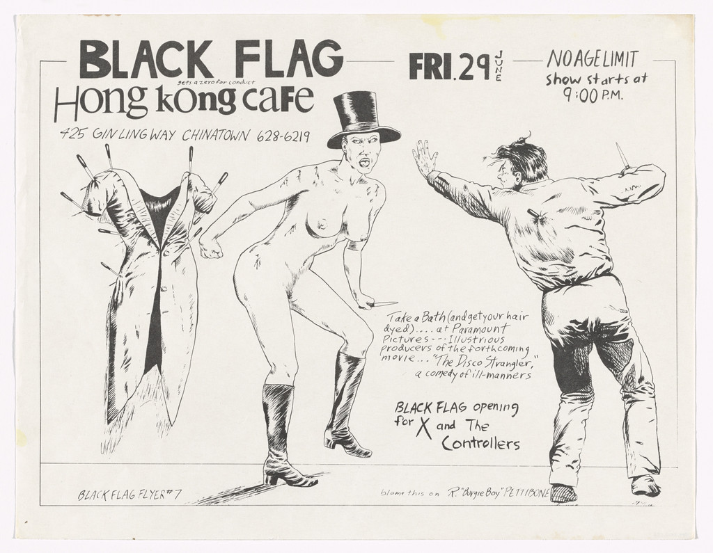 Black Flag at Hong Kong Cafe