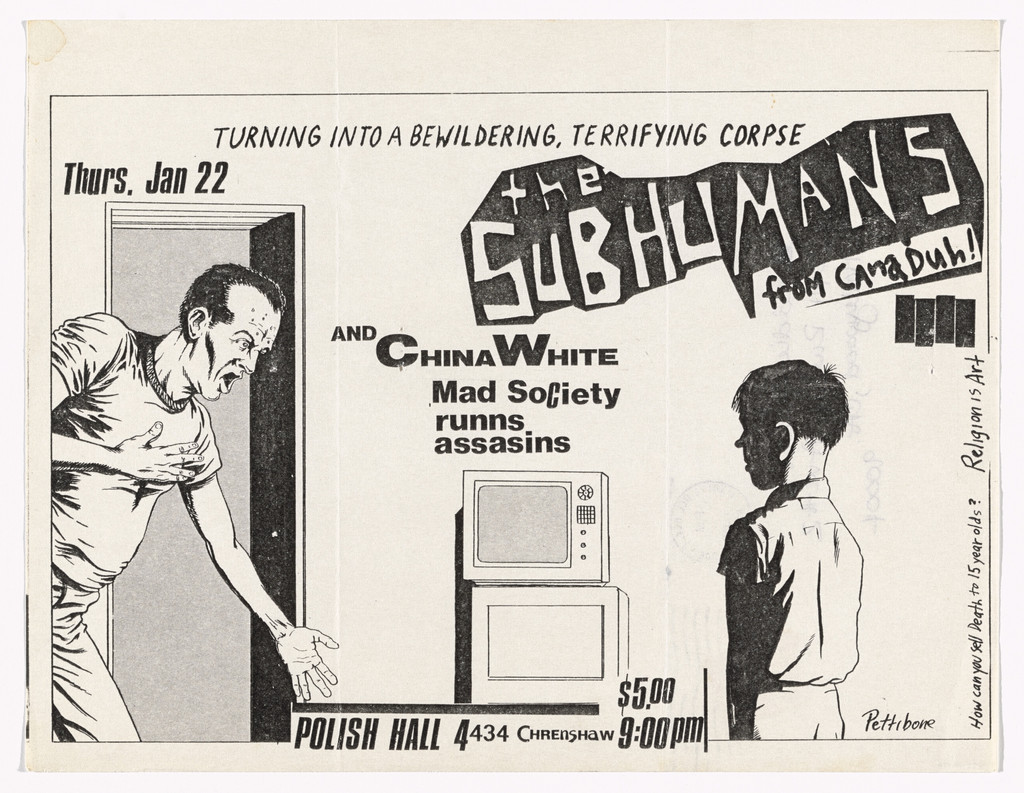 The Subhumans at Polish Hall