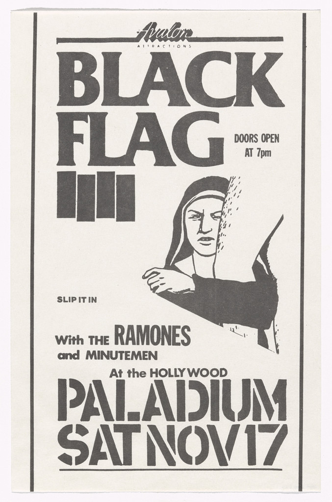 Black Flag with Ramones and Minutemen at Palladium
