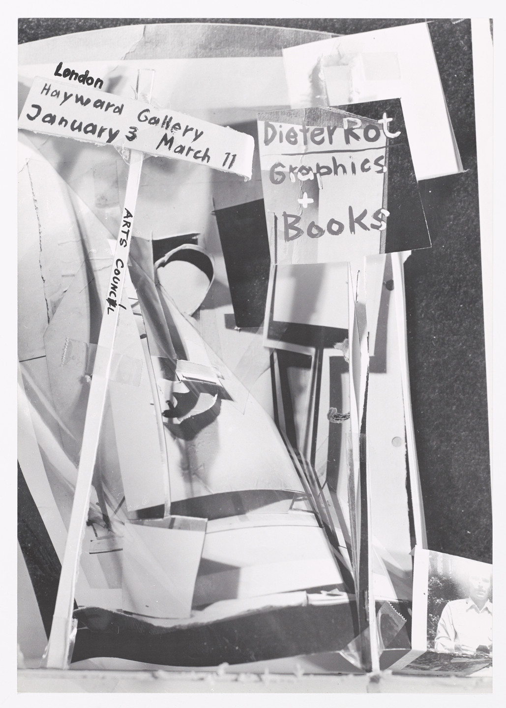 Dieter Roth. Poster for Dieter Roth: Bucher &amp; Grafik, Hayward Gallery, London. 1973