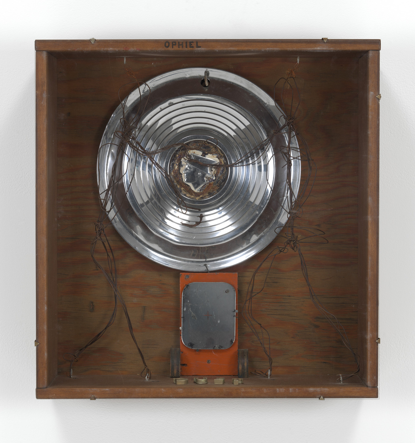 George Herms. Gemini (The Zodiac Behind Glass Series). 1965