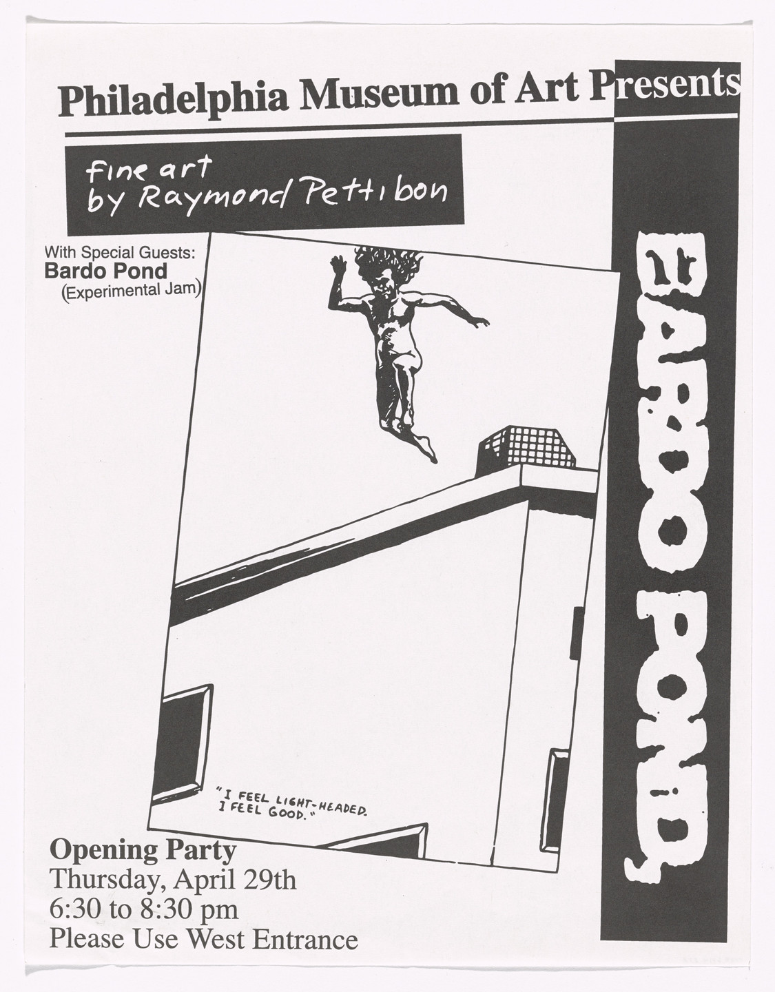 Raymond Pettibon. Philadelphia Museum of Art Presents Raymond Pettibon. April 29, 1999