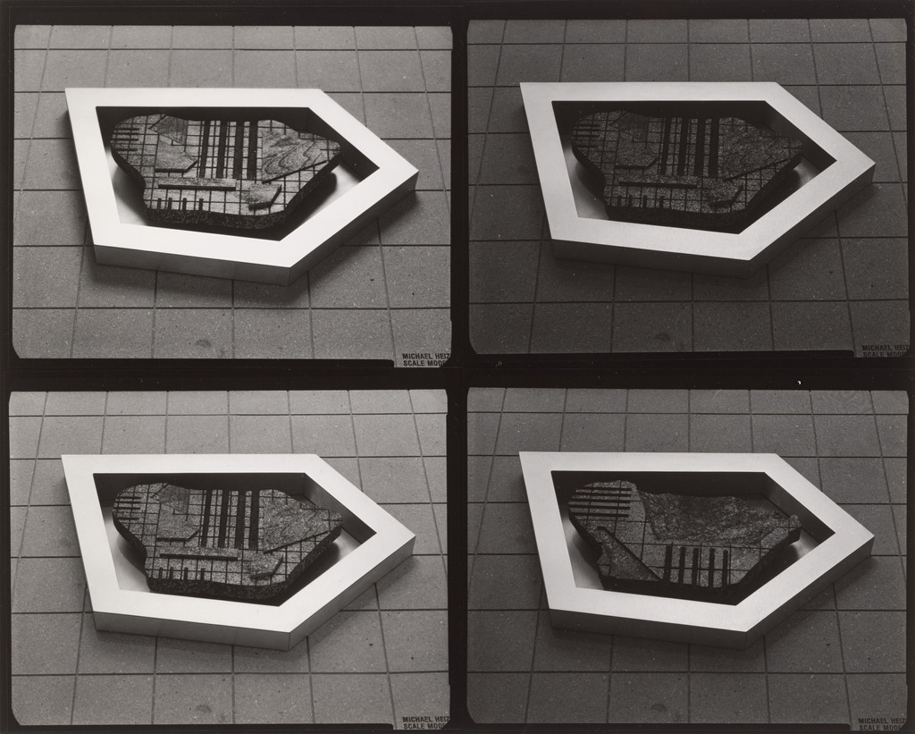 Preparatory material for Levitated Mass (1982)