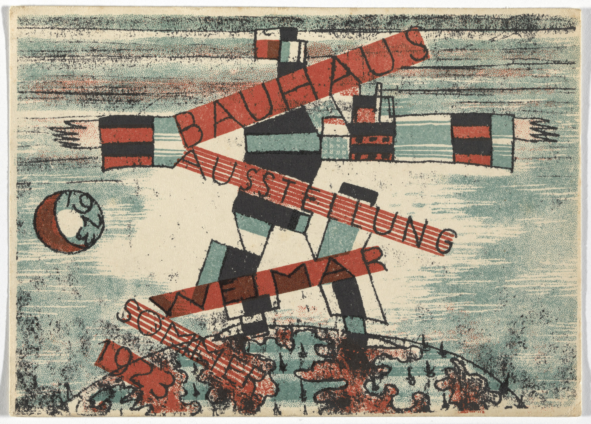 Ludwig Hirschfeld-Mack. Bauhaus Ausstellung Weimar Sommer 1923. 1923