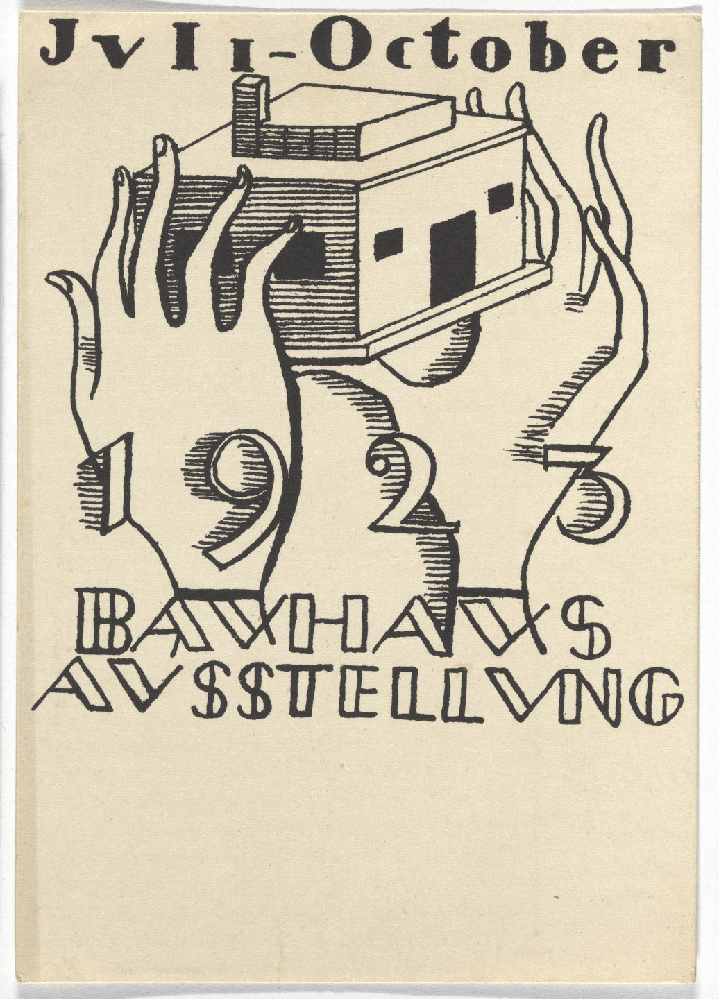 Gerhard Marcks. Bauhaus Ausstellung Weimar Juli - October 1923. 1923