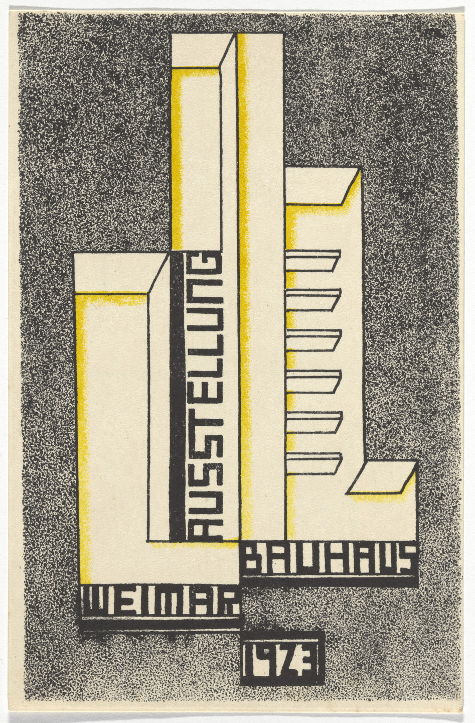 Farkas Molnár. Bauhaus Ausstellung Weimar 1923. 1923