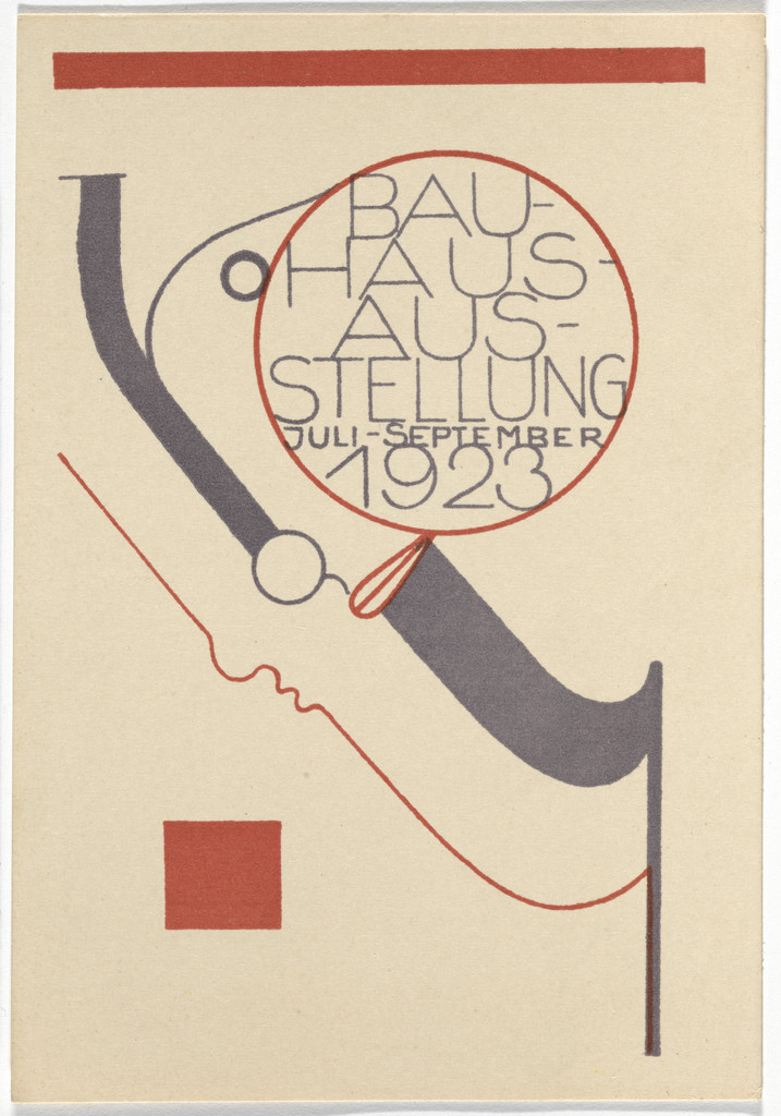 Bauhaus Ausstellung Weimar Juli - Sept 1923