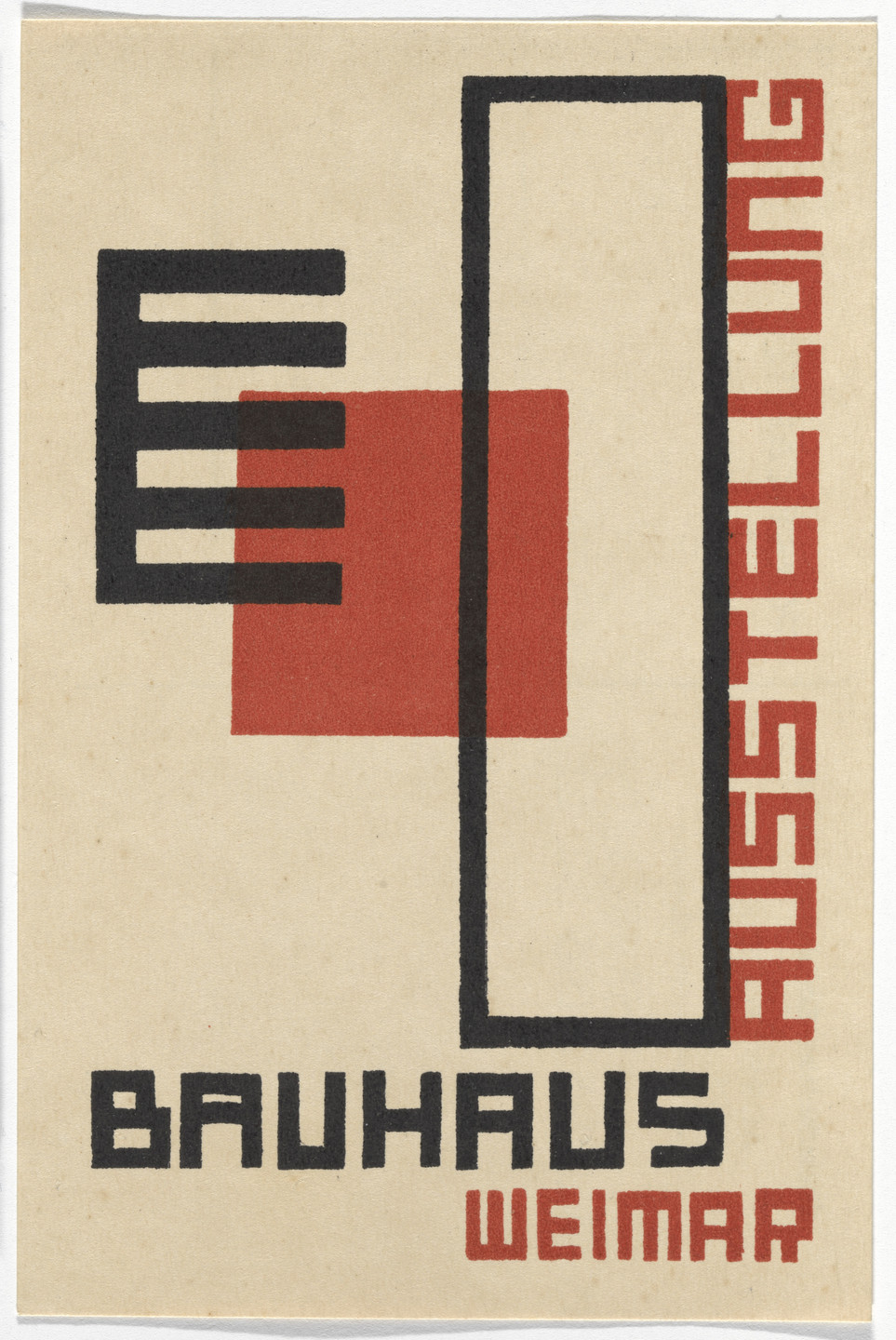 Kurt Schmidt. Bauhaus Ausstellung Weimar. 1923