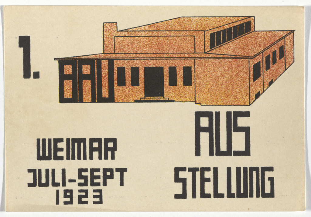 Bauhaus Ausstellung Weimar Juli - Sept 1923