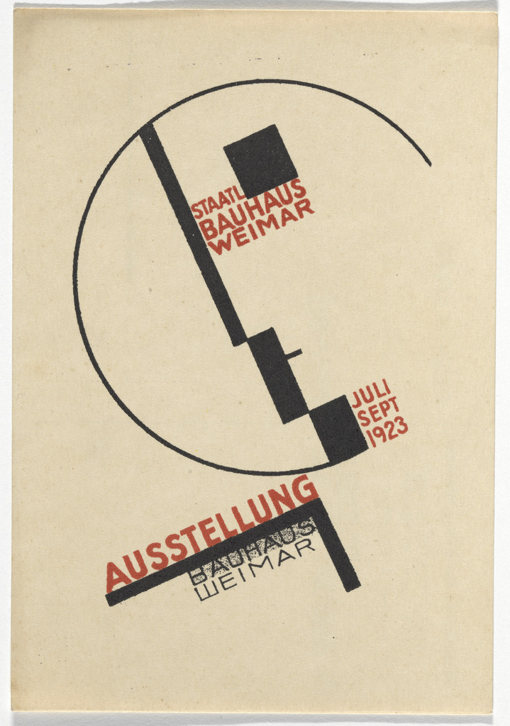 Bauhaus Ausstellung Weimar Juli - Sept 1923