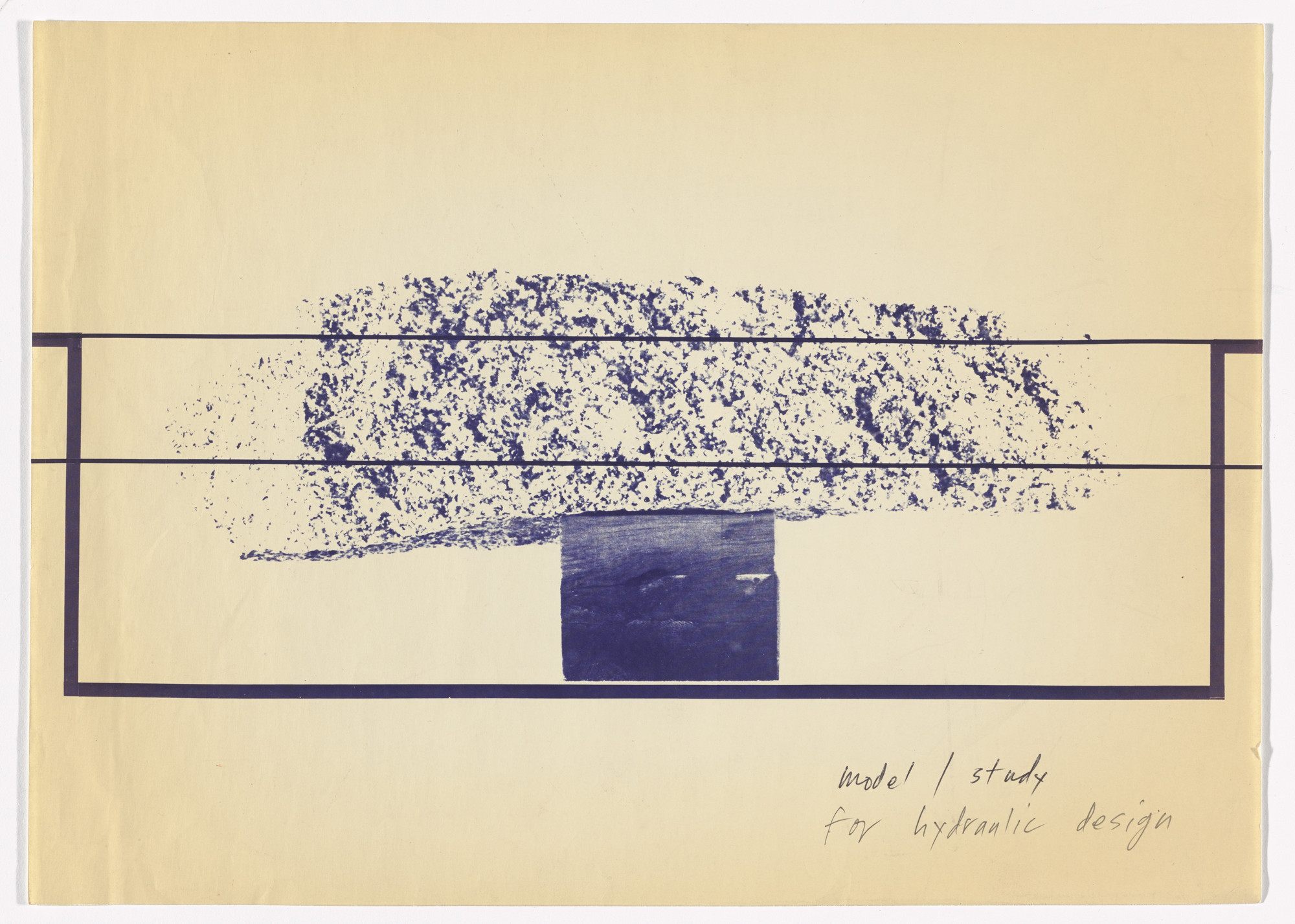 Michael Heizer. Preparatory material for Levitated Mass (1982)