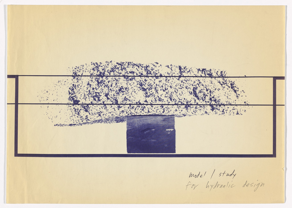 Preparatory material for Levitated Mass (1982)