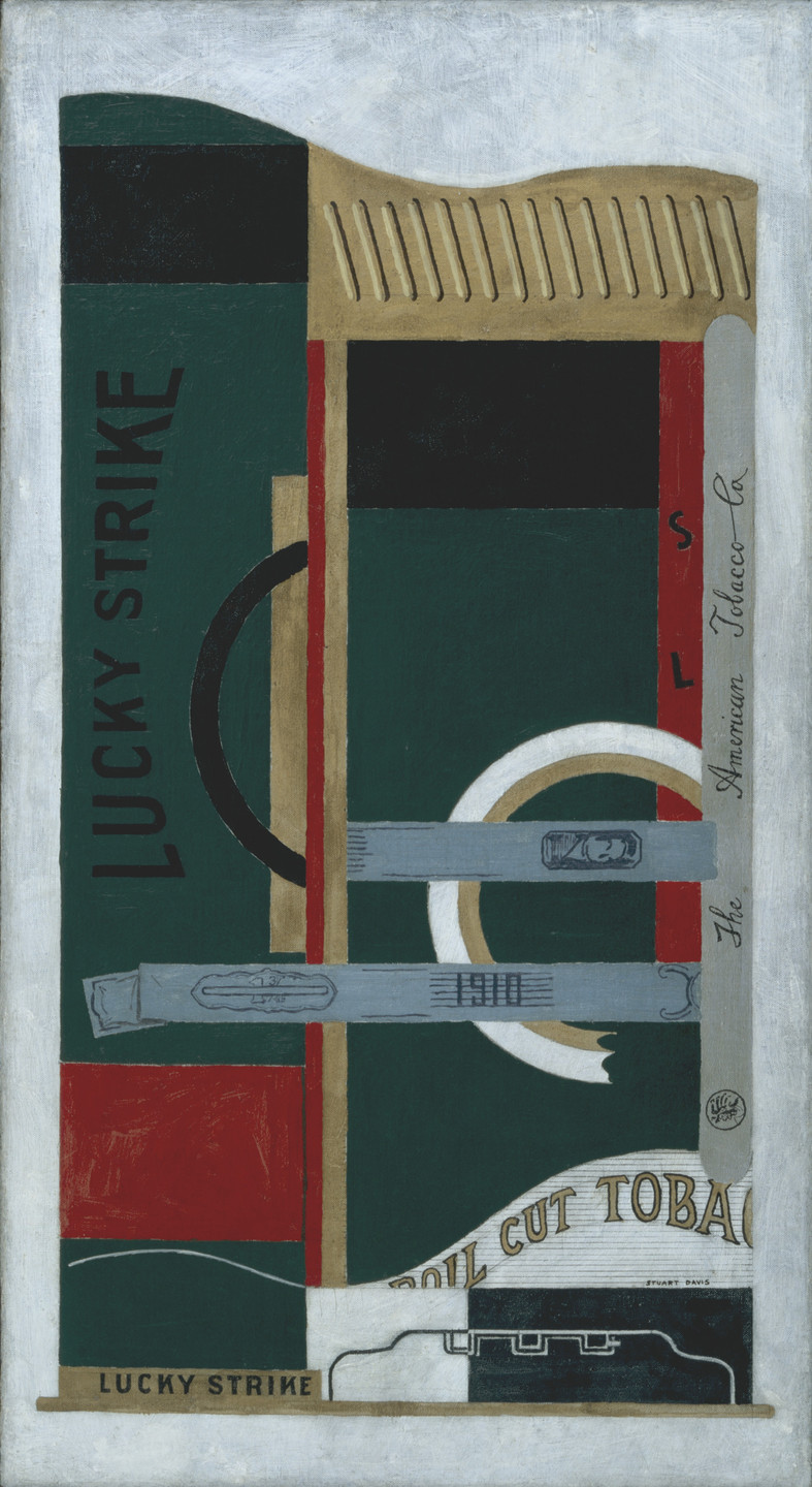 Stuart Davis. Lucky Strike. 1921