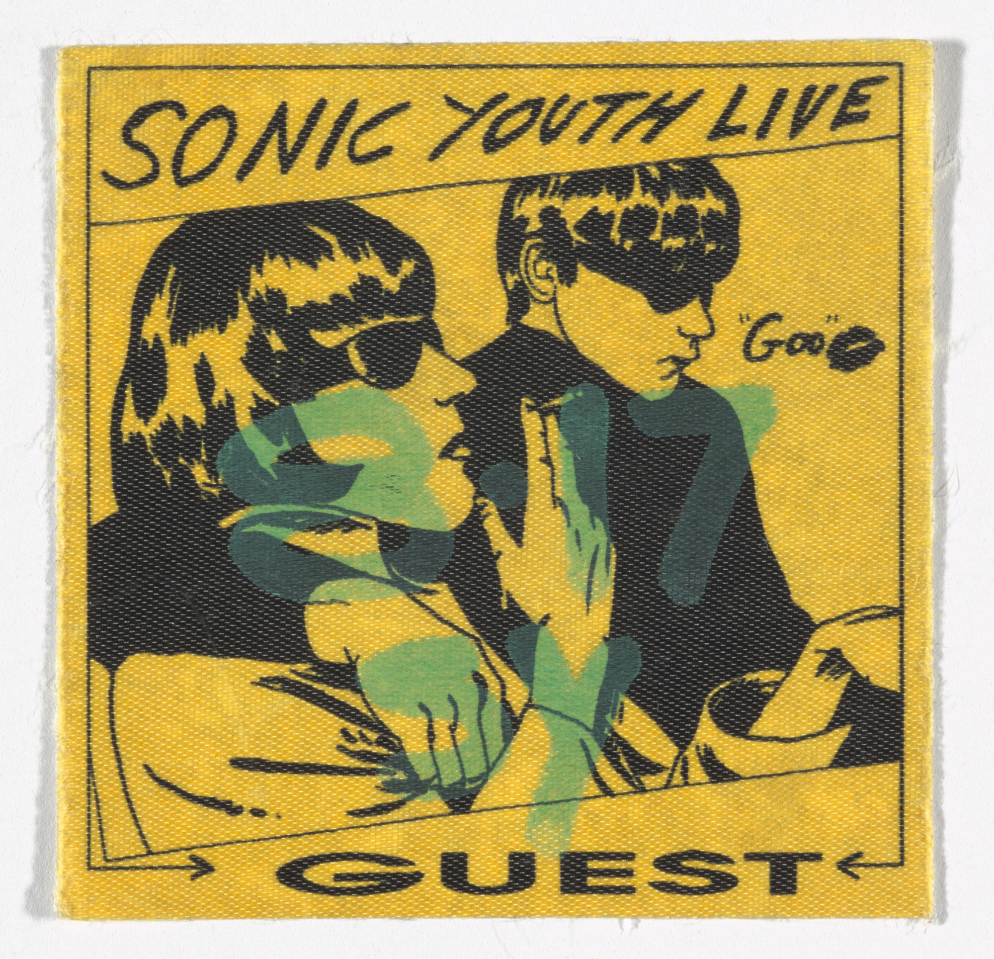 Raymond Pettibon. Sonic Youth Goo Badge