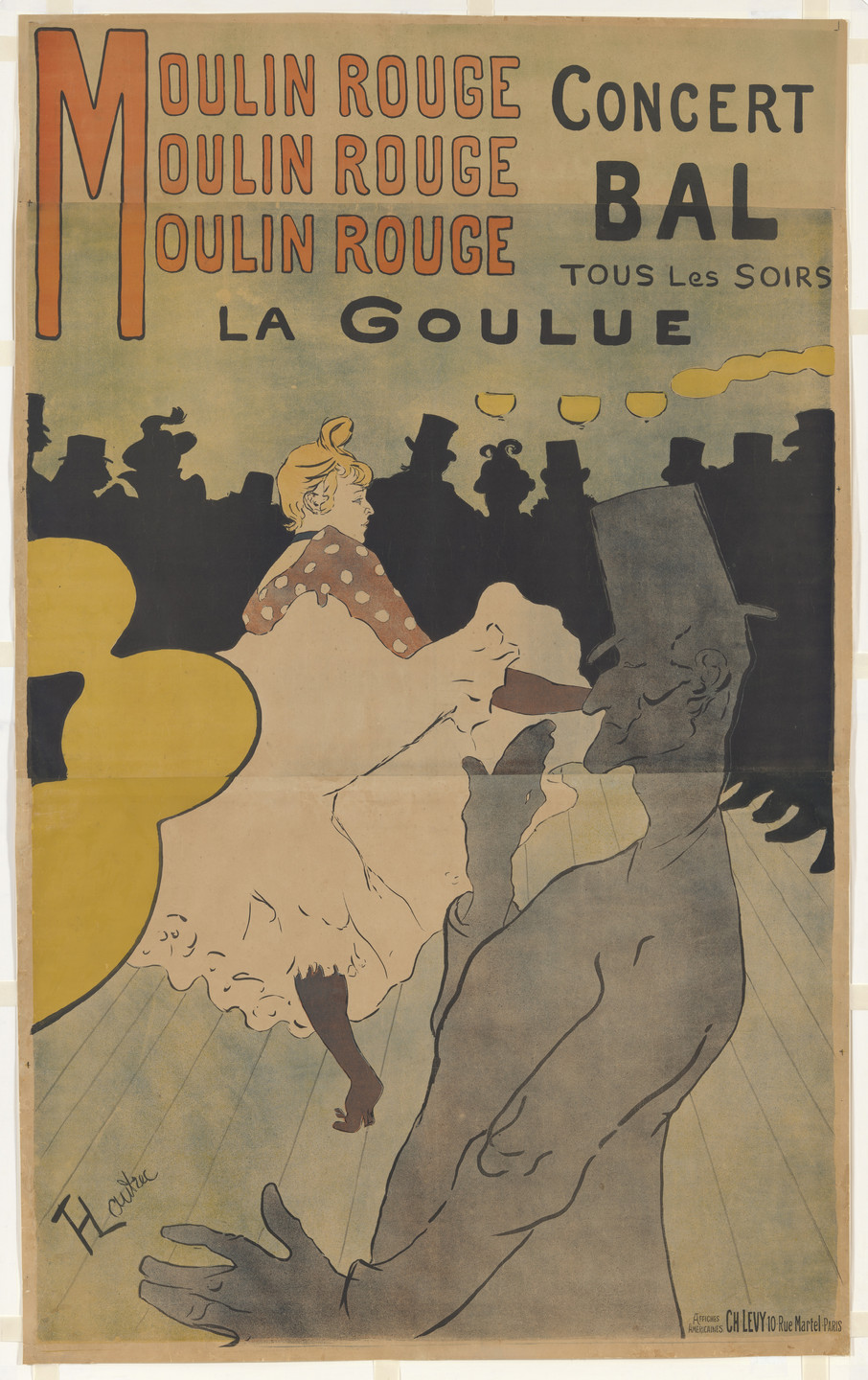Henri de Toulouse-Lautrec. Moulin Rouge, La Goulue. 1891