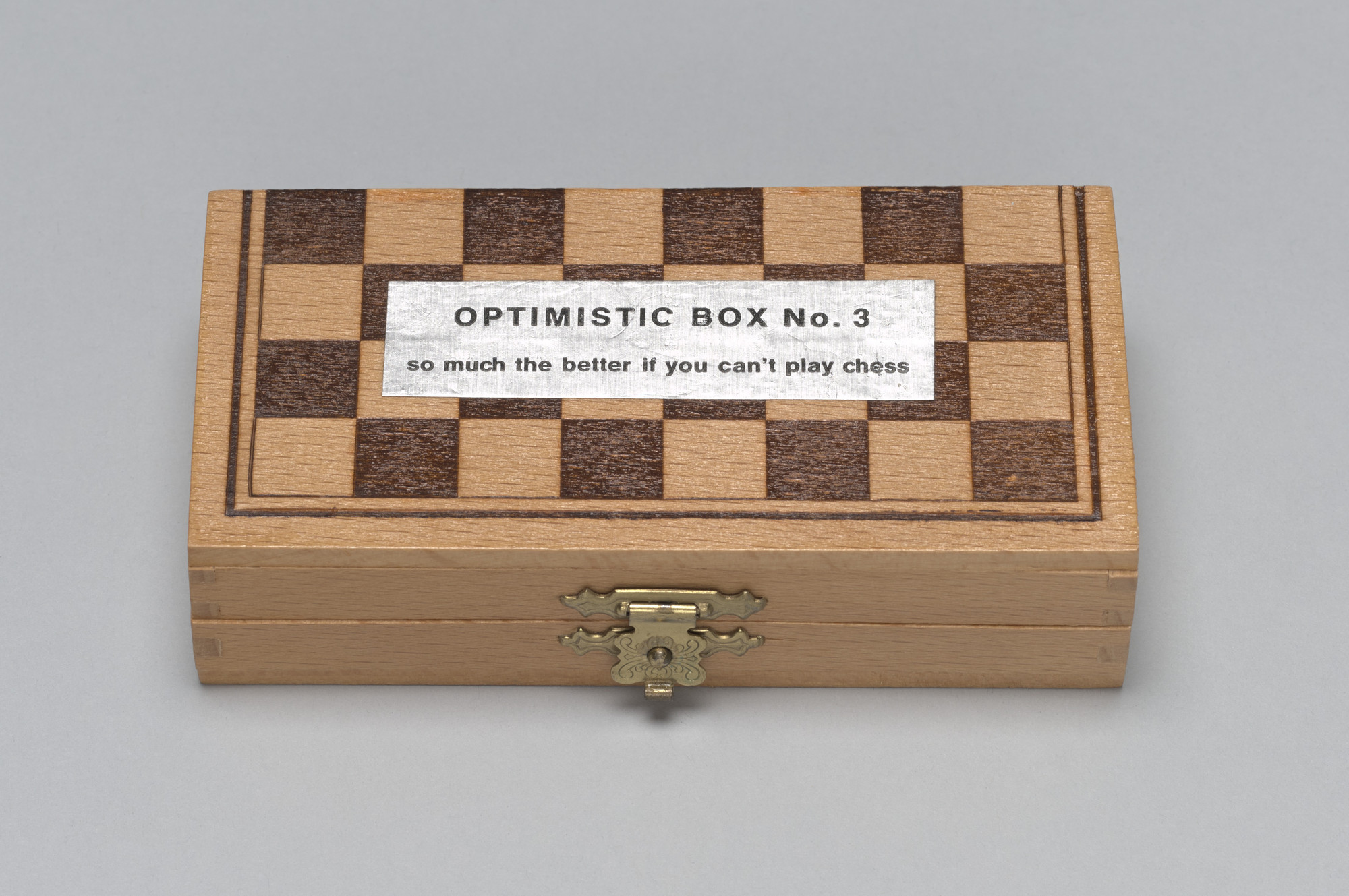 Robert Filliou. Optimistic Box no. 3. 1969