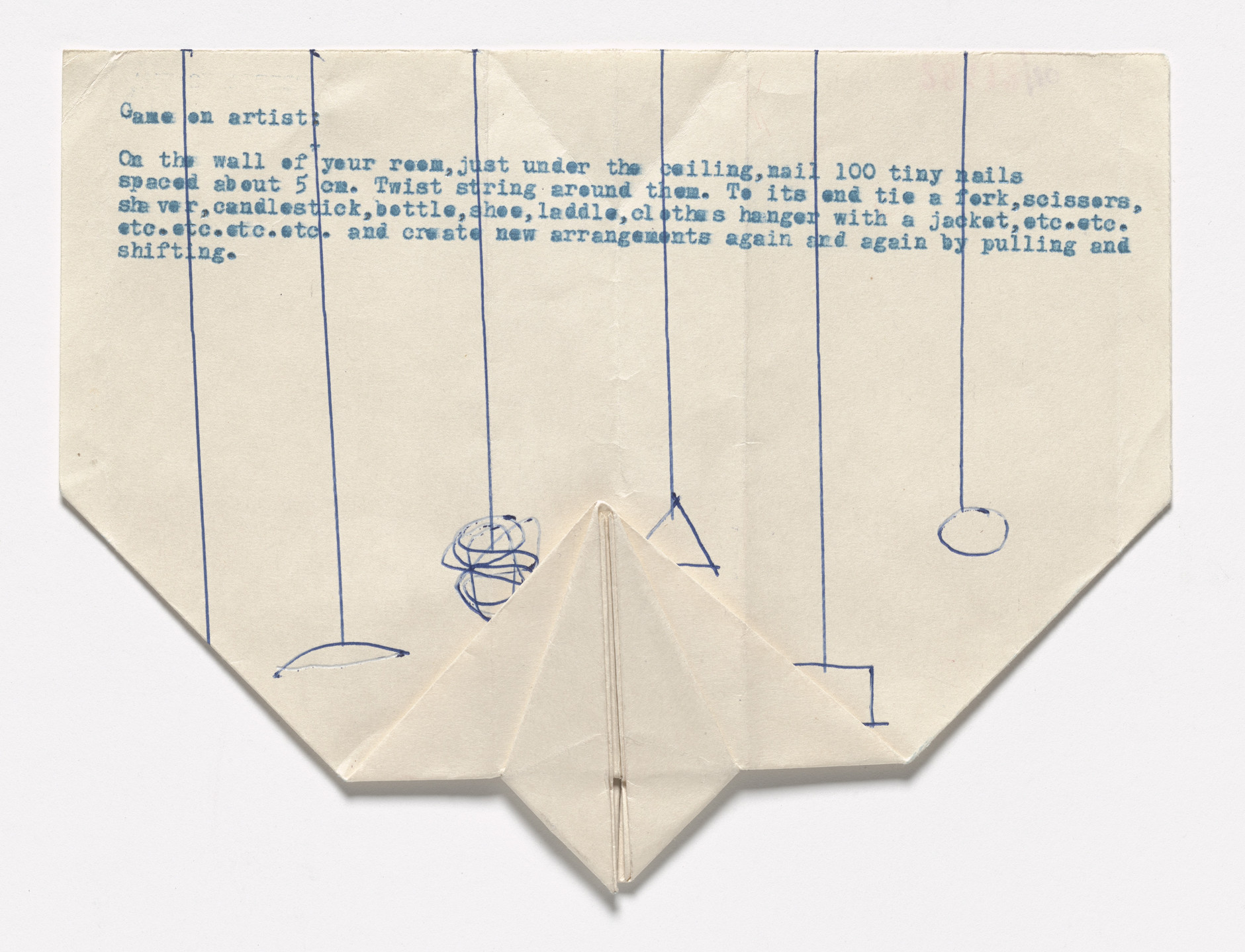 Milan Knížák. Paper Glider. c. 1966