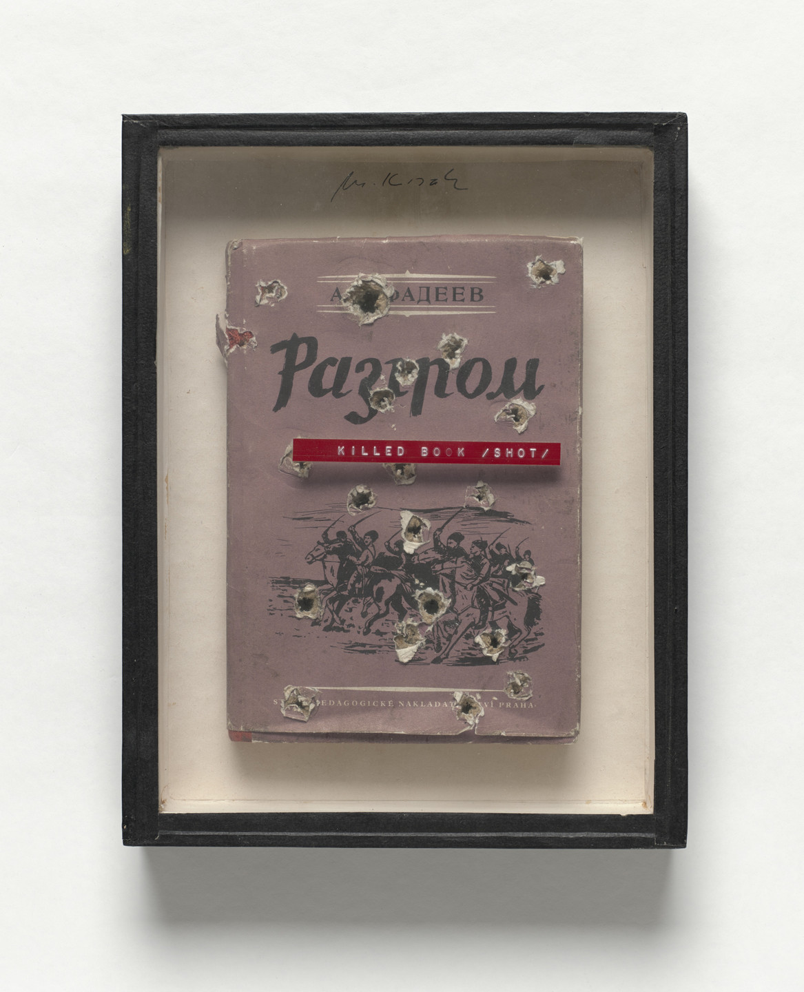 Milan Knížák. Killed Book / Shot /. 1972