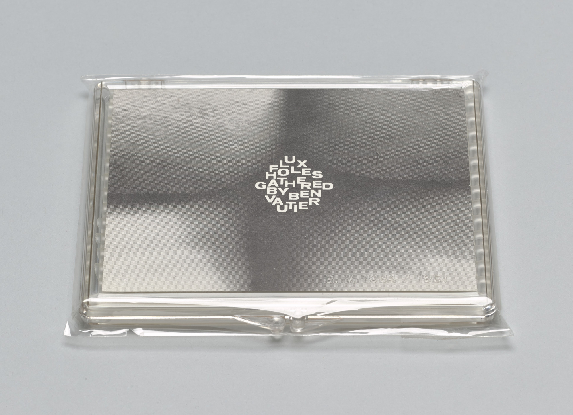 Ben Vautier. Flux Holes. 1981 | MoMA