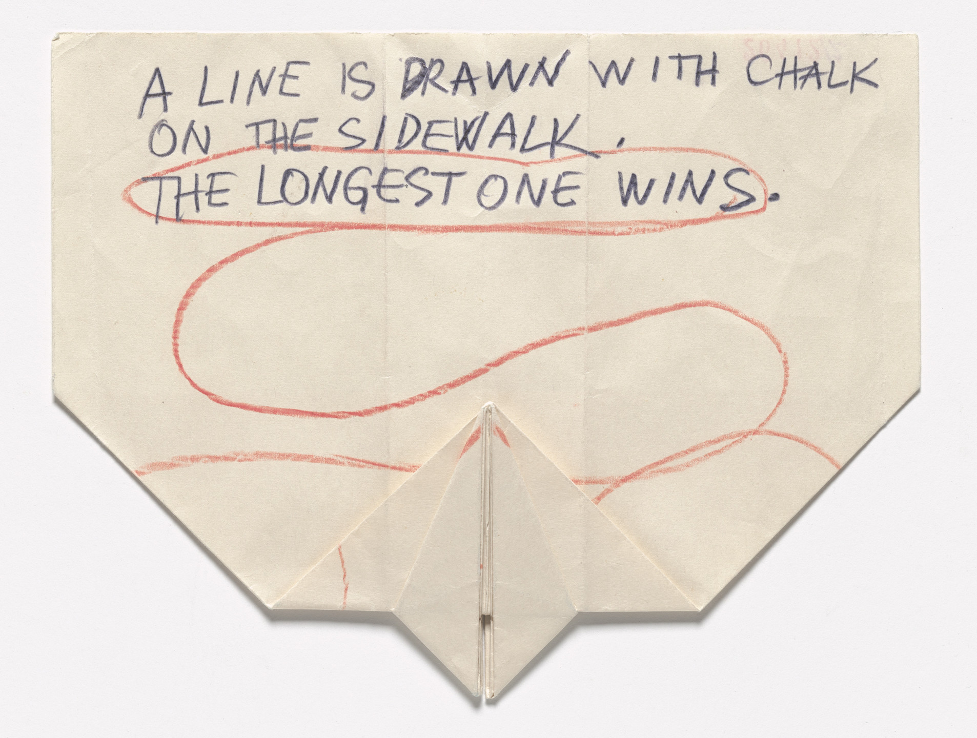 Milan Knížák. Paper Glider. c. 1966