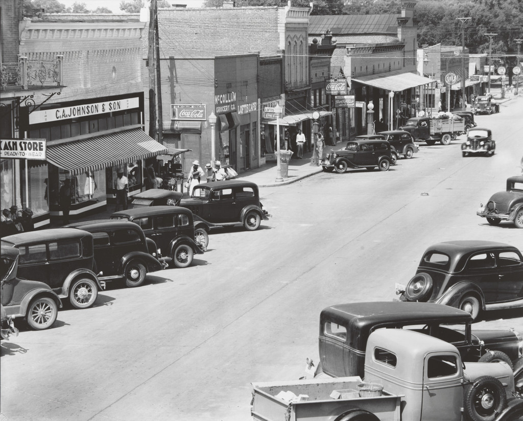 Main Street of County Seat, Alabama