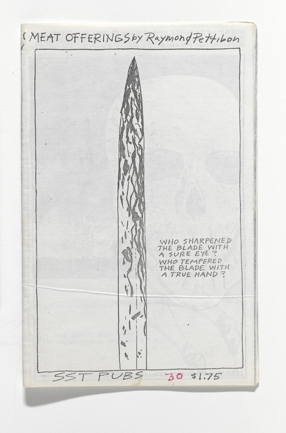 Raymond Pettibon, Nelson Tarpenny. Meat Offerings. 1986