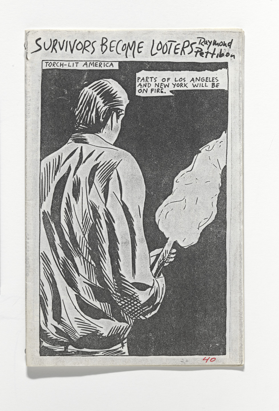 Raymond Pettibon, Nelson Tarpenny. Survivors Become Looters. 1986