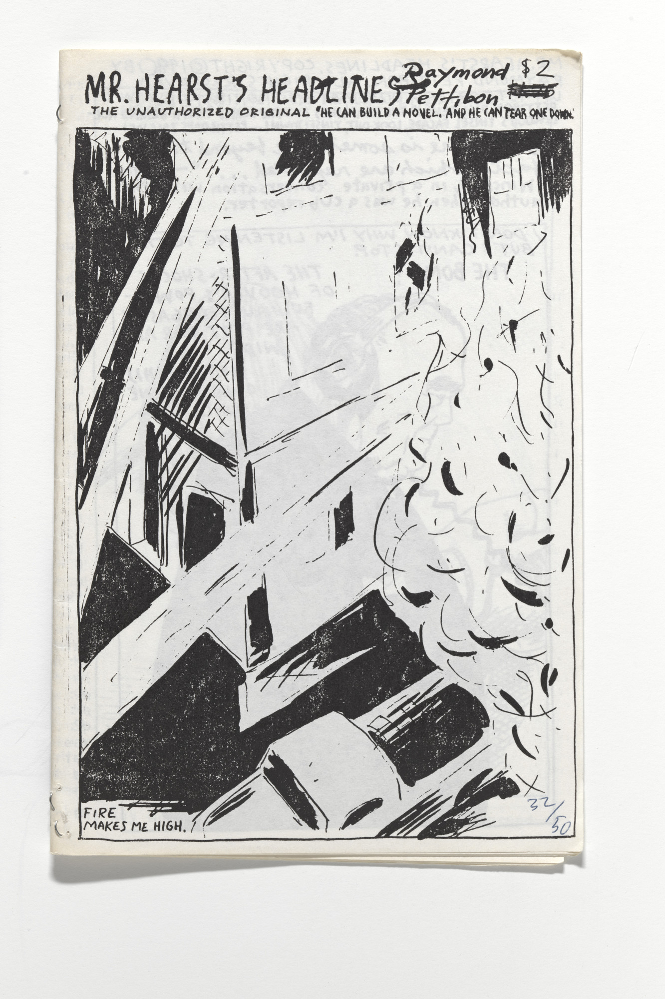 Raymond Pettibon. Mr. Hearst's Headlines. He Can Build a Novel and He Can Tear One Down.