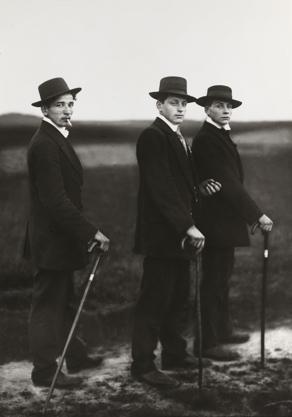 August Sander. Young Farmers. 1914