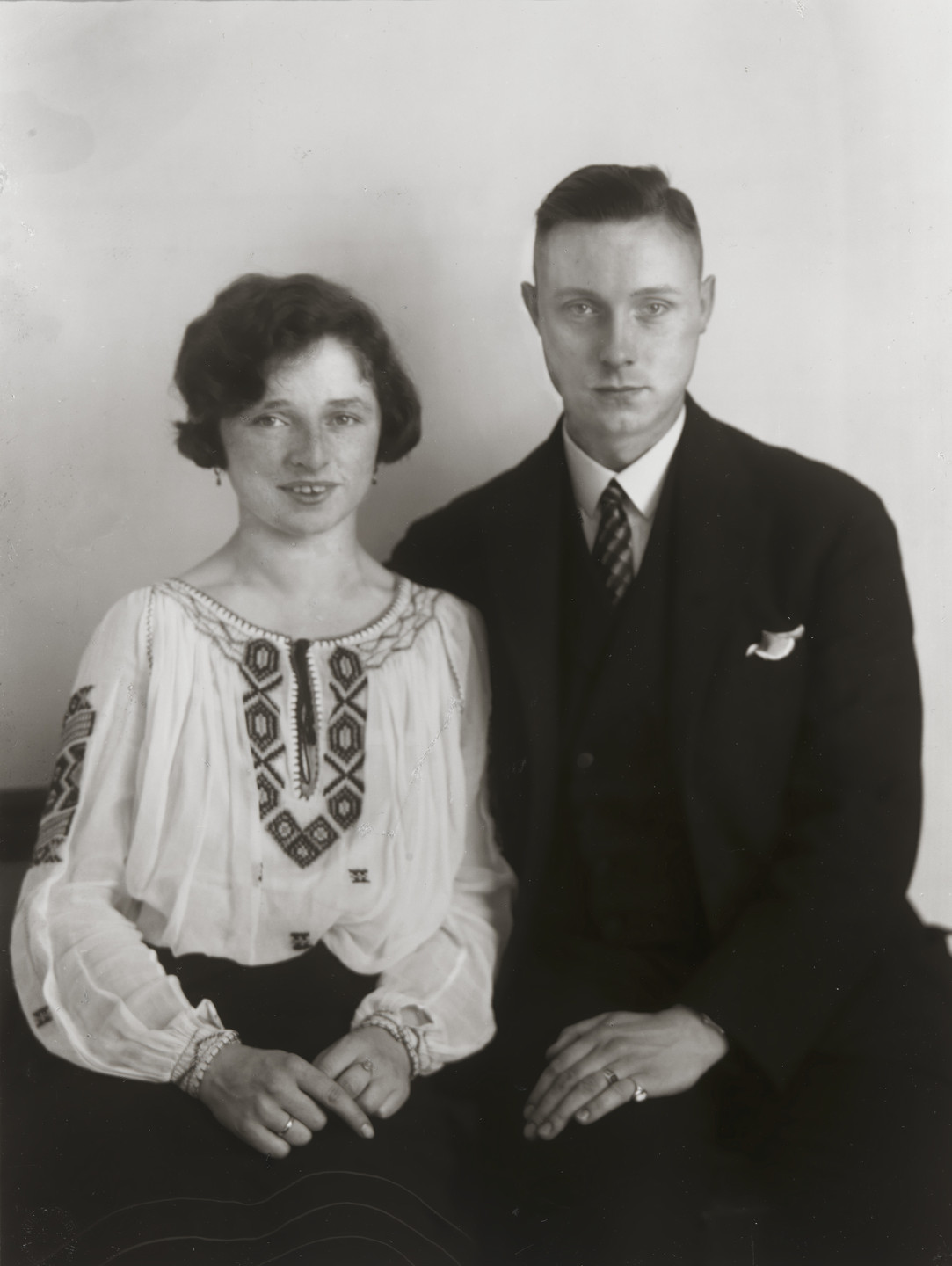 August Sander. Middle-class Couple. c. 1925