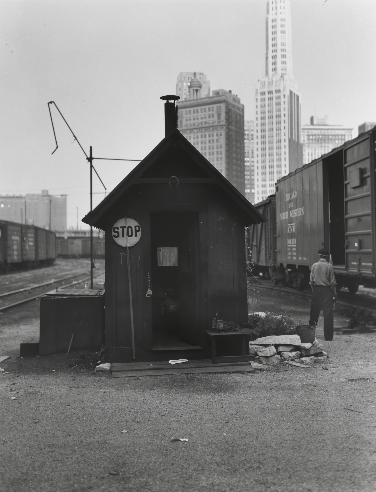 Walker Evans. Chicago Train Station