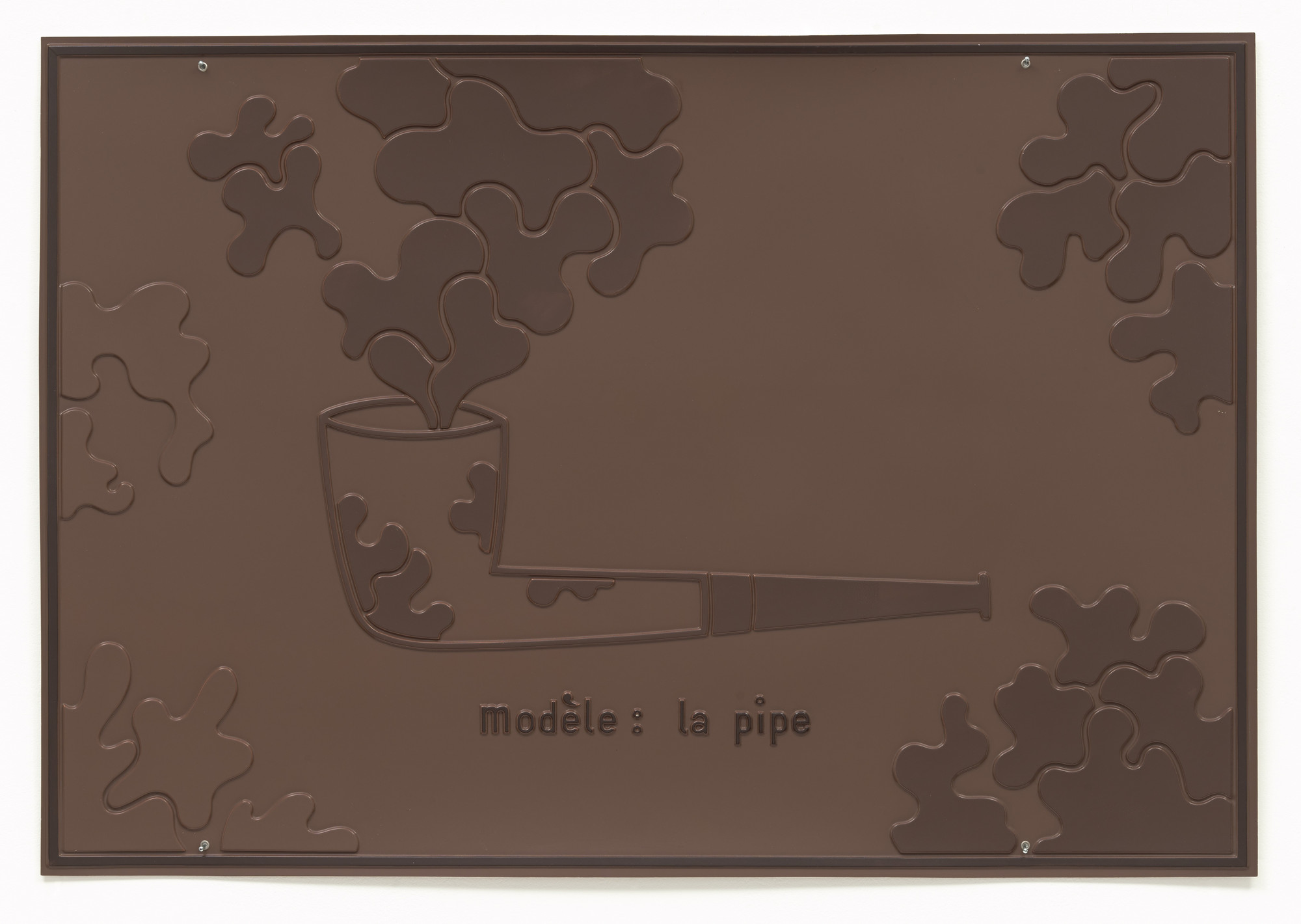 Marcel Broodthaers. Model: The Pipe (Modèle: La Pipe). 1969