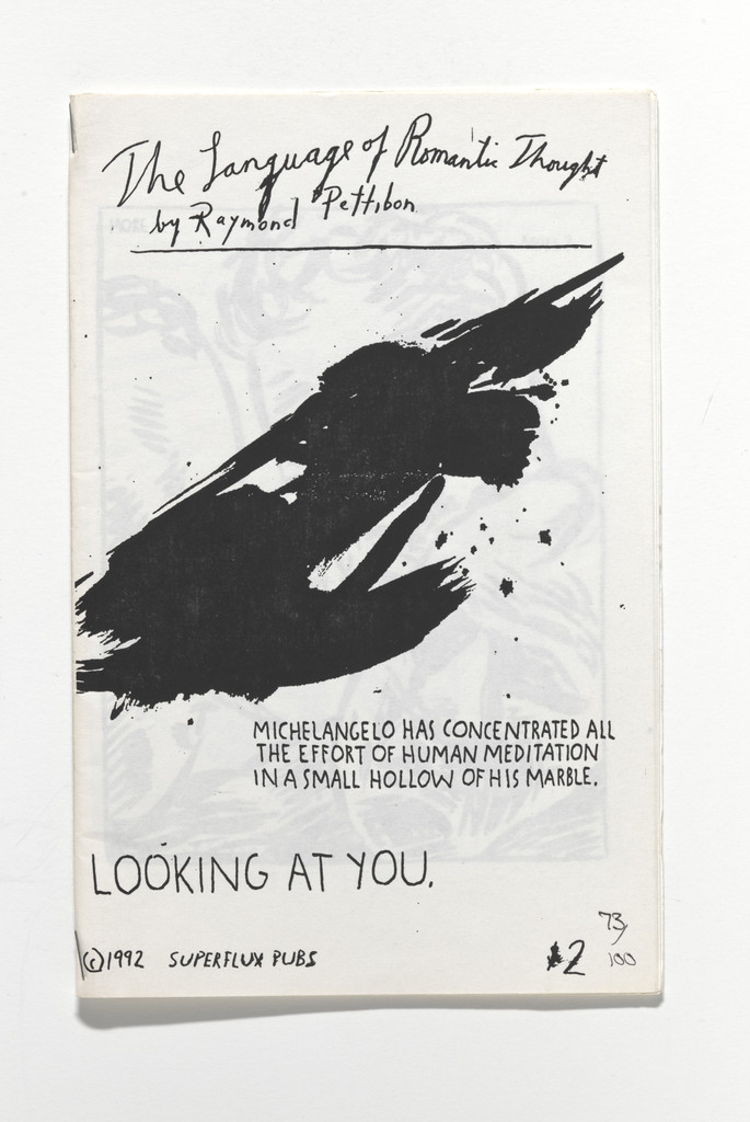 The Language of Romantic Thought by Raymond Pettibon
