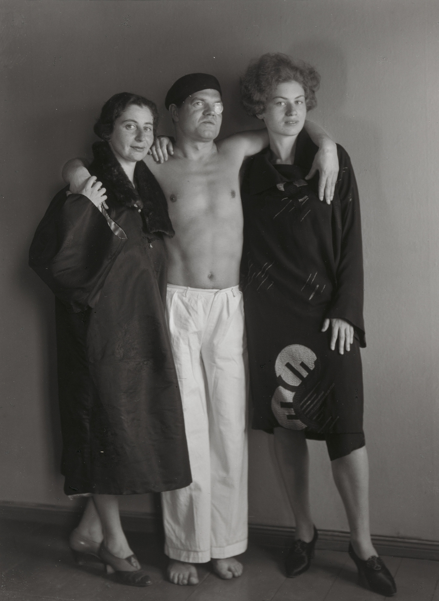 August Sander. The Dadaist Raoul Hausmann [with Hedwig Mankiewitz and Vera Broïdo]