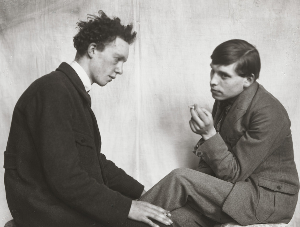 Bohemians [Willi Bongard and Gottfried Brockmann], August Sander, 1922-25