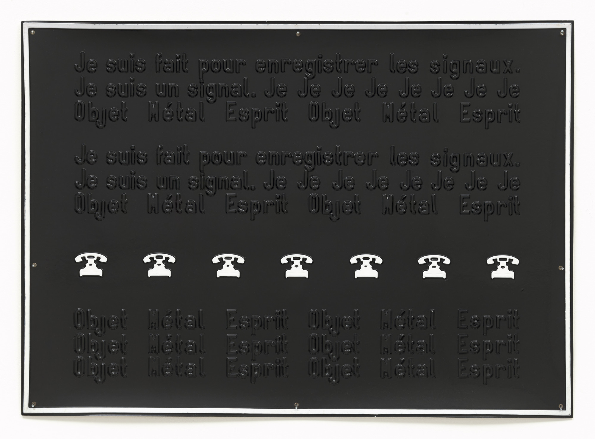 Marcel Broodthaers. Téléphone (Telephone)
