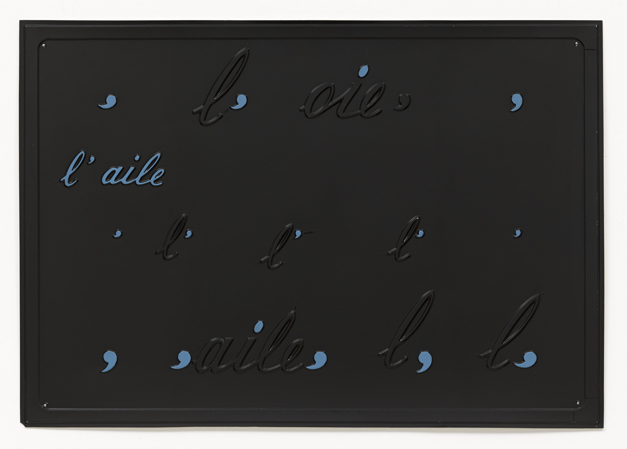 Marcel Broodthaers. The Goose, the Wing (L&#39;Oie, l&#39;aile). 1970