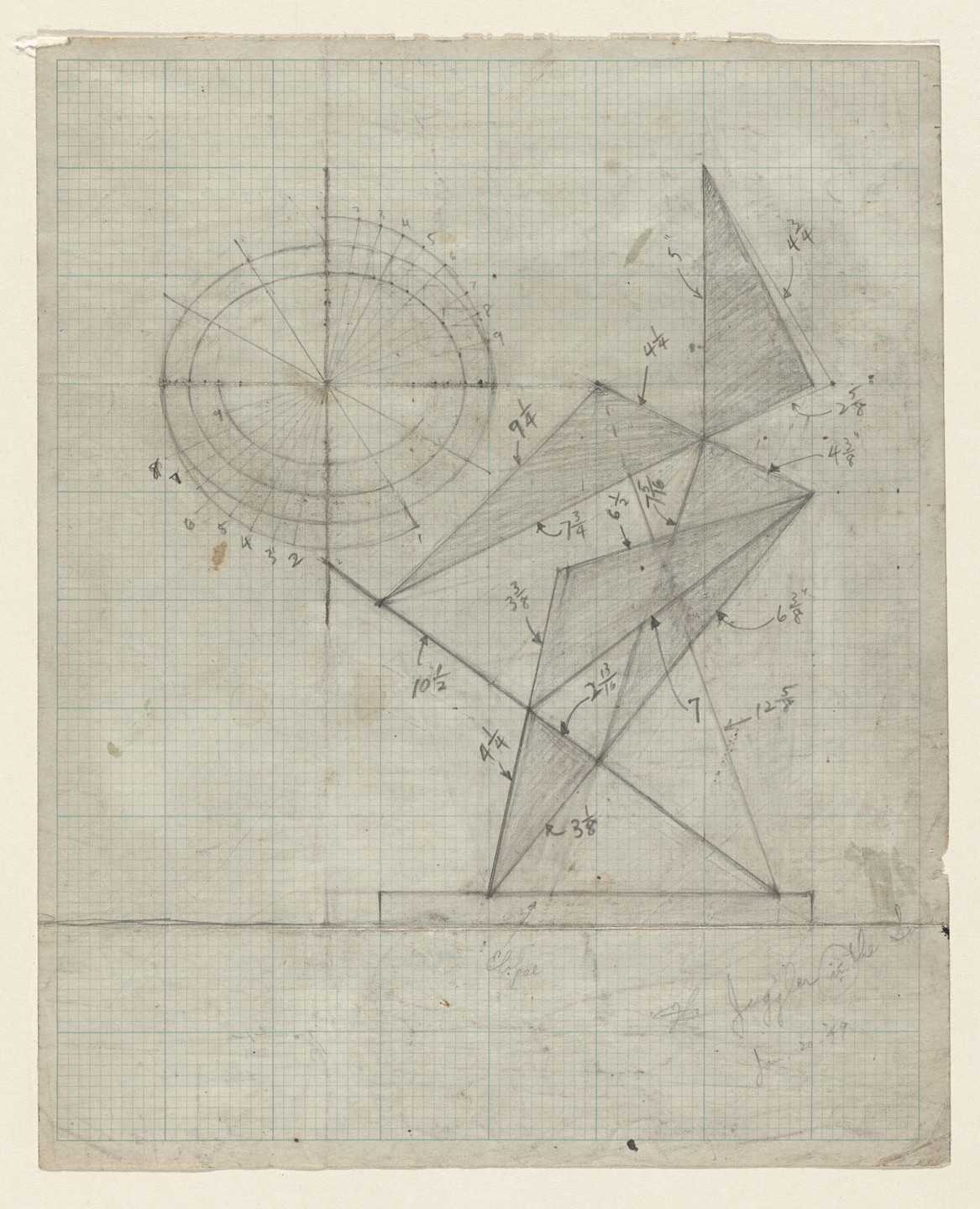 Richard Lippold. Study for Juggler in the Sun. 1949